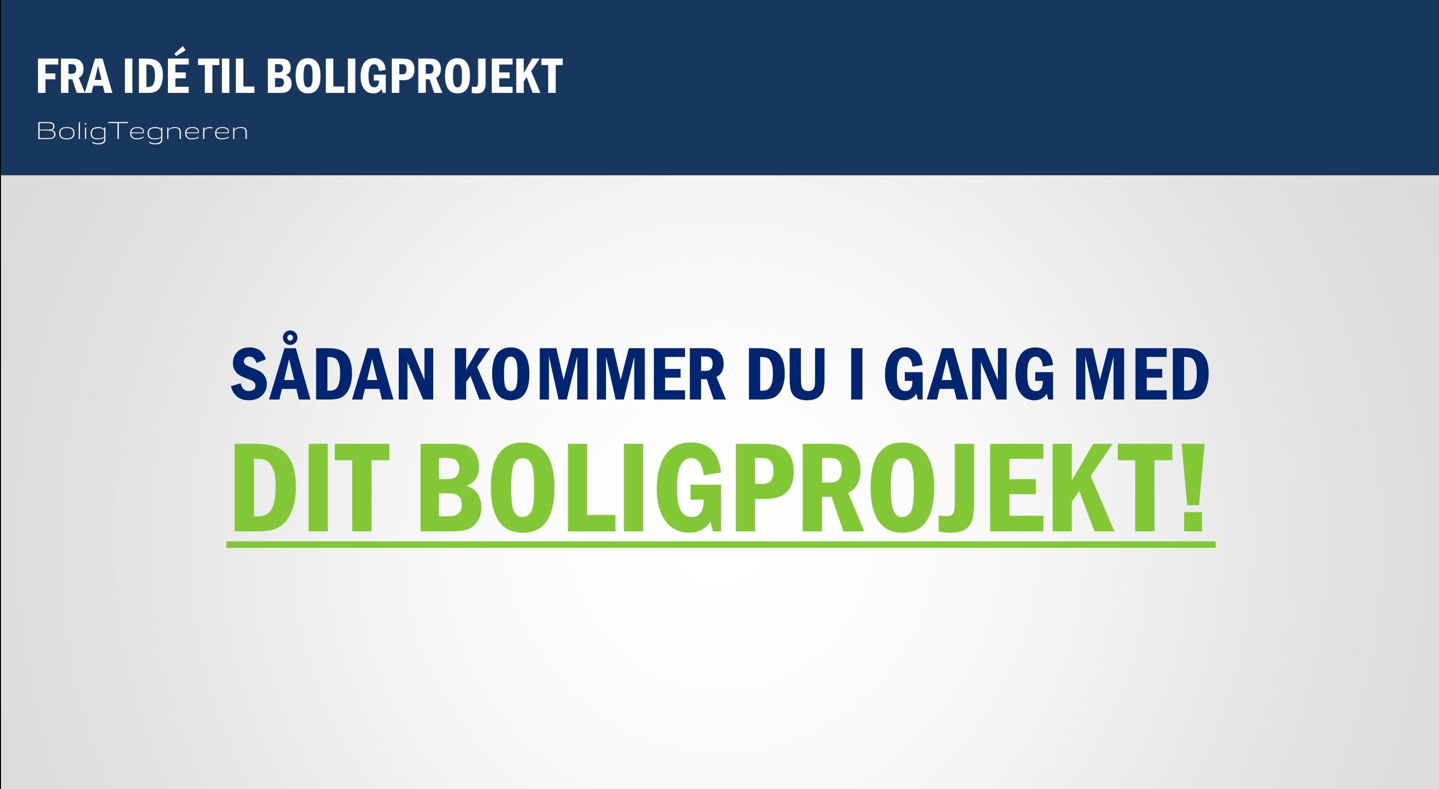 Sådan gør du kom i gang BoligProjekt BoligTegneren idé